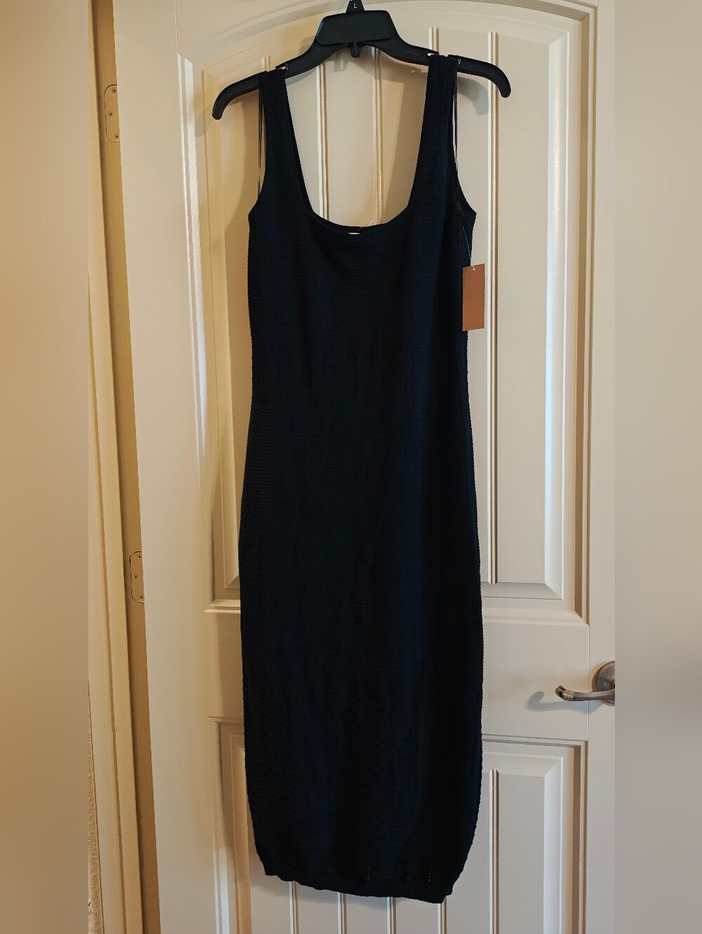NEW Black Sleeveless Knit Scoop Neck Women’s Dress Sz XL